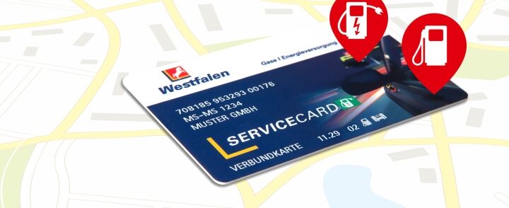 Westfalen Service Card +eCharge: die perfekte Tankkarte und Ladekarte 