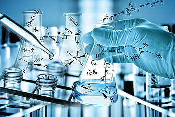 Spezialgase Labor Chemie-Composing