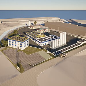 Geplante Erweiterung des Füllwerks von Westfalen Gas Schweiz in Eiken