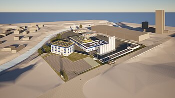 Geplante Erweiterung des Füllwerks von Westfalen Gas Schweiz in Eiken