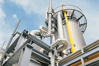Stationäre Gas-Versorgungsanlage