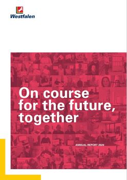 Westfalen Group Annual Report 2020, ENG