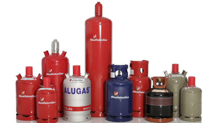 Brenngas: Propanflaschen von Westfalengas bei Westfalen Austria