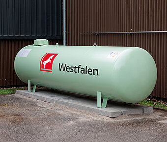 Westfalen Flüssiggastank oberirdisch