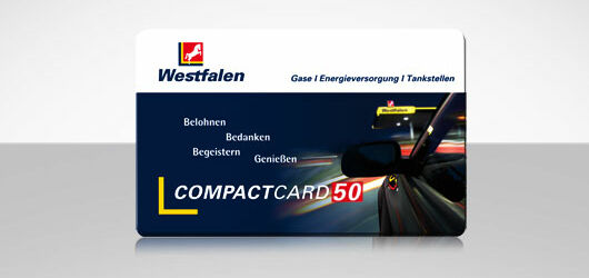 Westfalen Compact-Card 50: Tankgutschein für Mitarbeiter. 