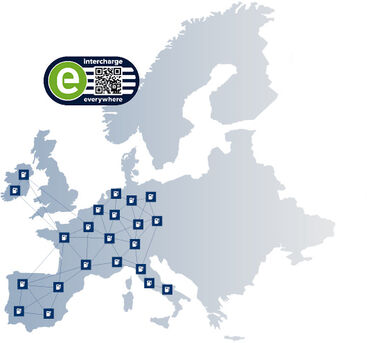 Ladekarte für Elektrofahrzeuge: Europaweit laden im Intercharge-Netzwerk.