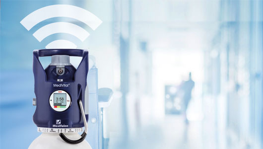 COMFY®, das digitale Ventil für eine mobile Sauerstoffversorgung.