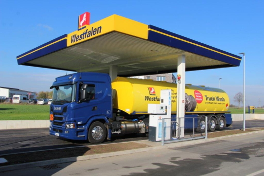 Westfalen LNG-Tankstelle Münster Amelsbüren