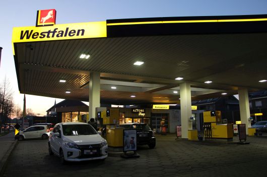 Die Westfalen Tankstelle in Roxel wurde vor kurzem wiedereröffnet.