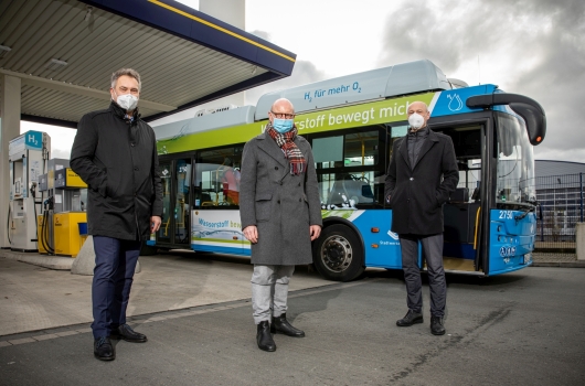 Innovative Technik: Erste Erfahrungen mit Wasserstoffbus in Münster